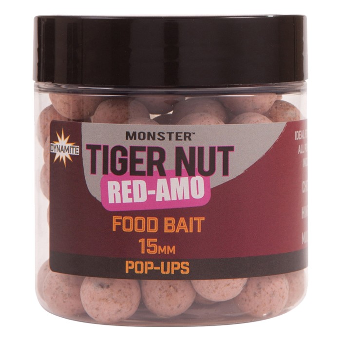 Бойлы плавающие Dynamite Baits Monster Tiger Nut Red-Amo Pop-ups