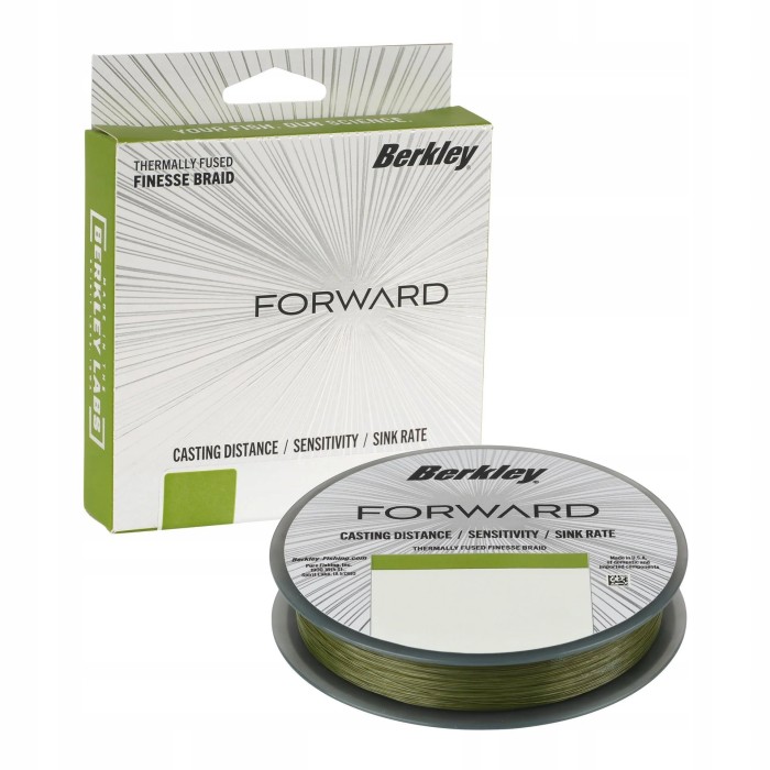 Шнур плетеный Berkley Forward Finesse Braid Green 150m NEW