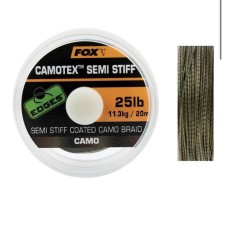 Поводковый материал Фокс в оплетке средней жесткости Fox Camotex Semi Stiff