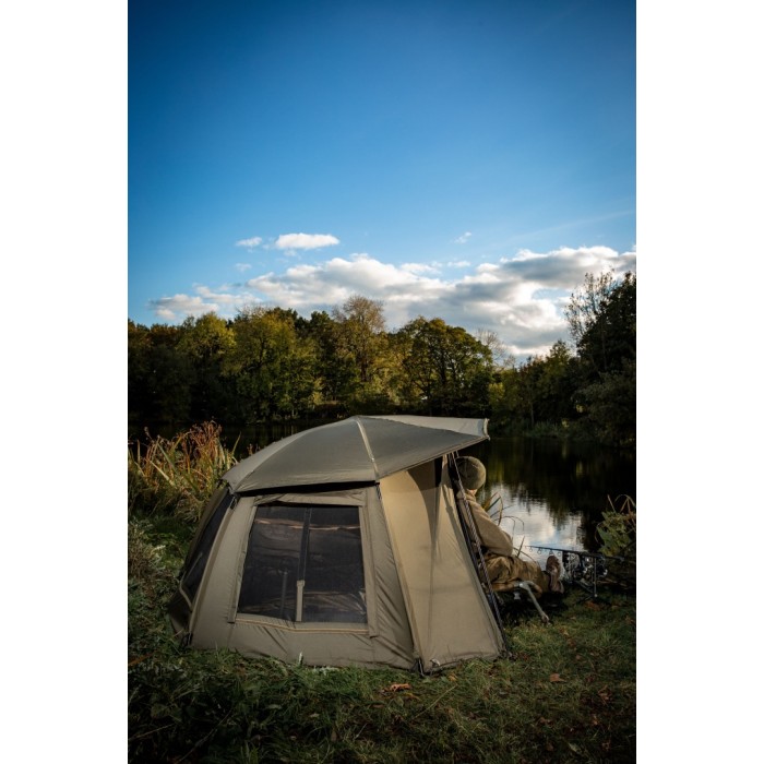 Trakker Tempest 100 Brolly Skull Cap Aquatexx EV 1.0
