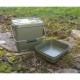 Ведро Trakker Olive Square Container inc. Tray 13L