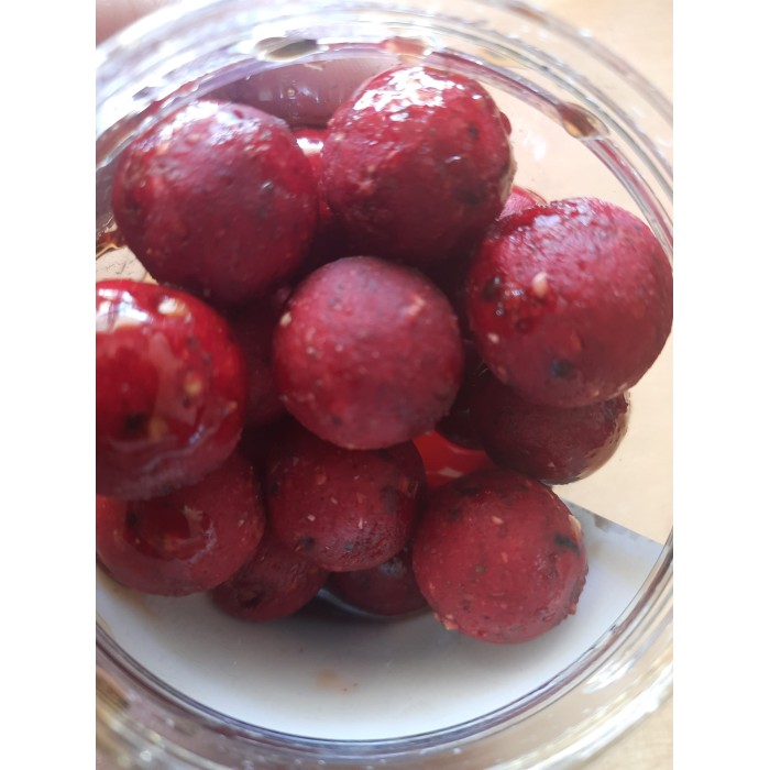 Бойлы насадочные Dudi baits Limited Edytion Carp-Amur Strawberry Soluble in dip 20mm