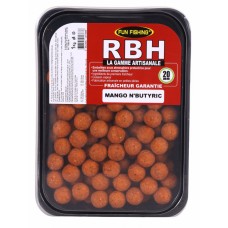 Бойлы тонущие Rbh Boilies Mango n'butyric 800g