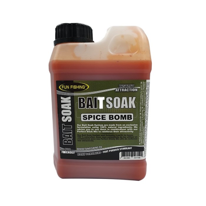 Бустер Fun Fishing Bait Soak System Spicy Bomb 1l