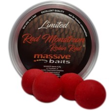 Massive Baits Custom Pop-Ups Red Monstrum Robin Red