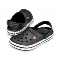 Тапочки Crocs Crocband Black Relaxed Fit