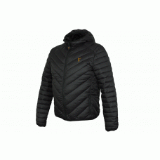 Fox Collection Quilted Jacket Black Orange