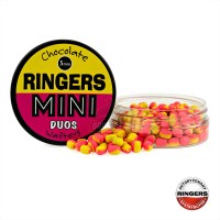 Бойлы нейтральной плавечести Ringers Wafters - Mini / Duos Pink-Yellow
