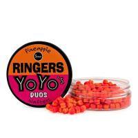 Бойлы нейтральной плавечести Ringers YoYo's Wafters - 5mm / Duos Orange-Pink