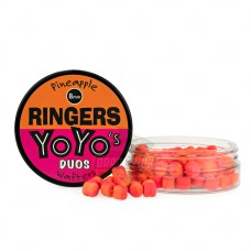 Ringers Pineapple YoYo's Duos Wafters 8mm - Orange/Pink