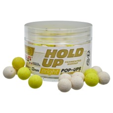  Starbaits Hold Up Fermented Shrimp Bright Pop Ups White & Yellow 12mm 50gr