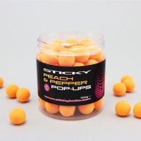 Бойлы плавающие Sticky Baits Peach & Pepper Pop Ups
