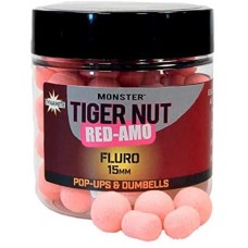 Dynamite Baits Monster Tiger Nut Red-Amo Fluro Pink Pop-ups and Dumbells