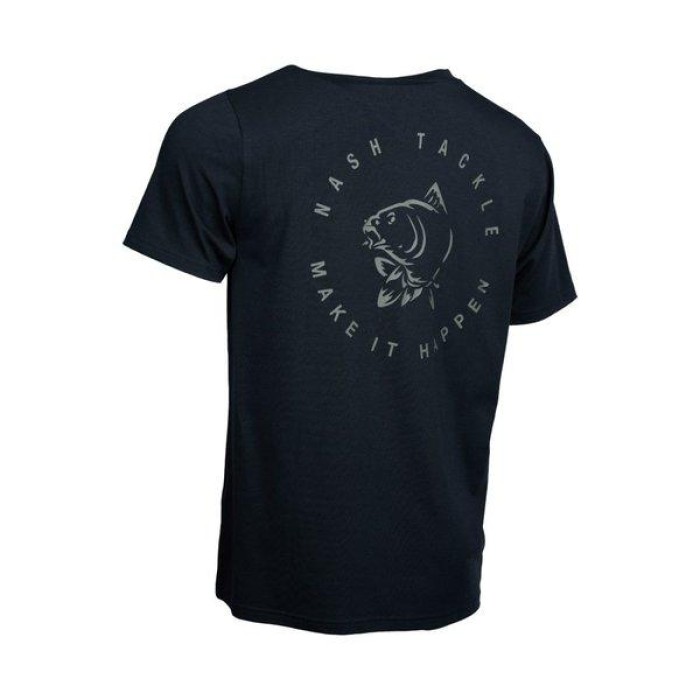 Футболка Nash Make It Happen Carp Logo T Shirt Black