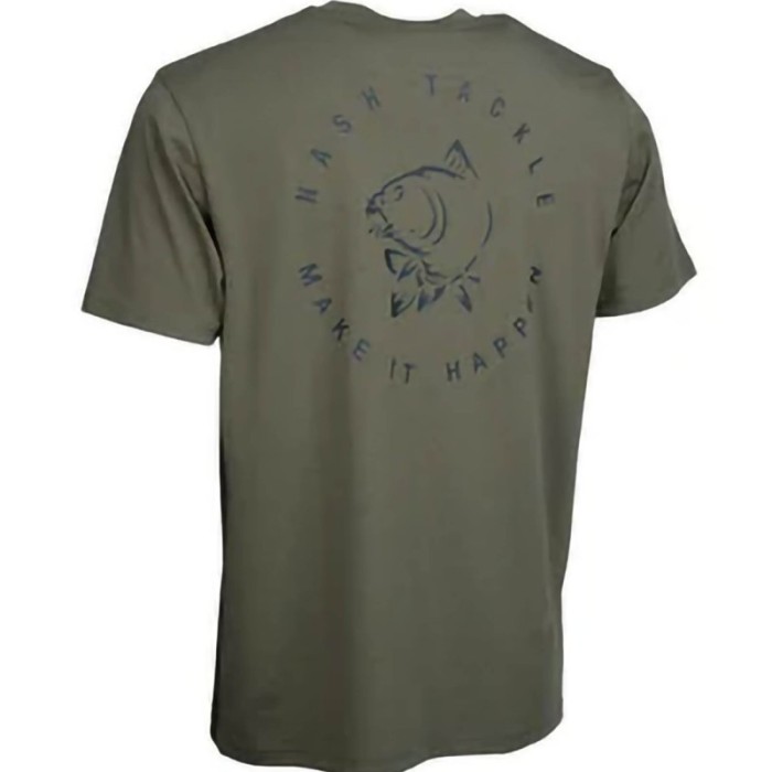 Футболка Nash Make It Happen Carp Logo T Shirt Green