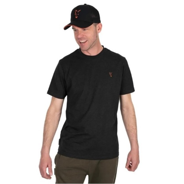 Футболка Fox Collection T Black & Orange