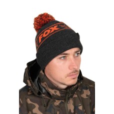 Шапка Fox Bobble Hat Black Orange