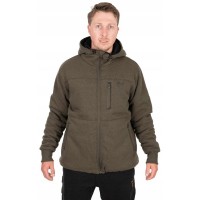Fox Collection Sherpa Jacket Green & Black