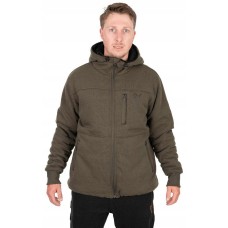Fox Collection Sherpa Jacket Green & Black