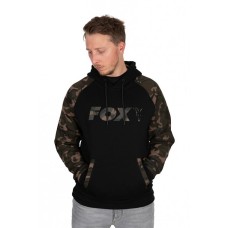 Fox Black/Camo Raglan Hoodie